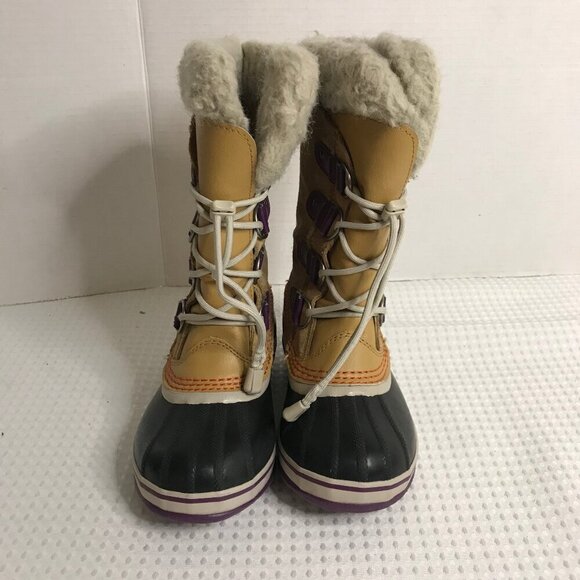 SOREL JOAN OF ARTIC KIDS SNOW BOOT SIZE 1